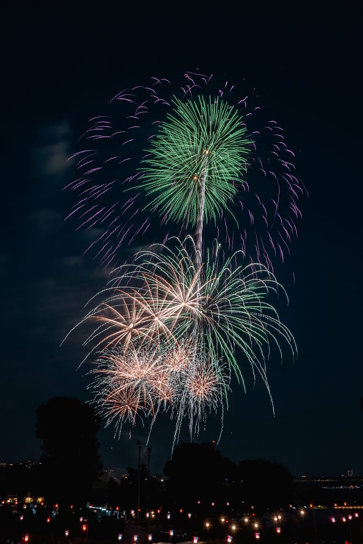 Fireworks in Tokyo