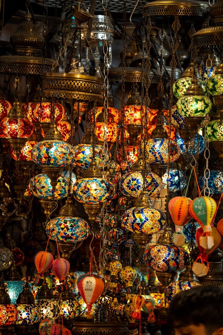 Turkish mosaic lamps – Grand Bazaard